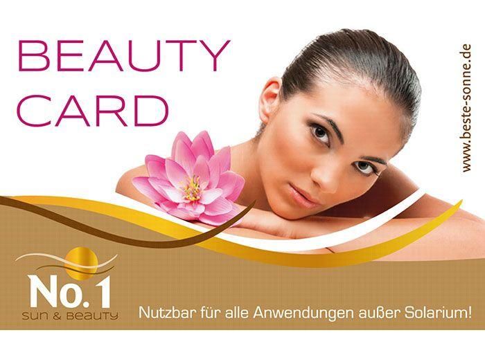 No. 1 Sun & Beauty Solarium und Sonnenstudio - Preise Beauty Card