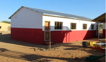 Neubau einer Schule in Kawuki Namibia