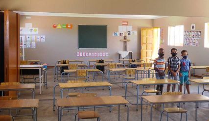 Neubau einer Schule in Kawuki Namibia